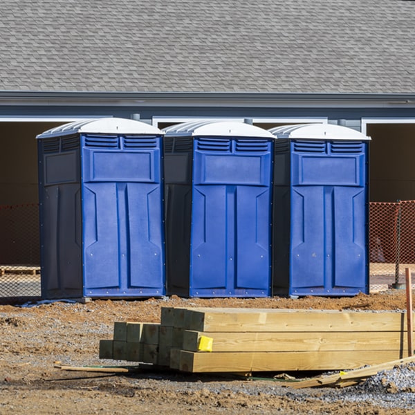 how do you dispose of waste after the porta potties have been emptied in Cameron